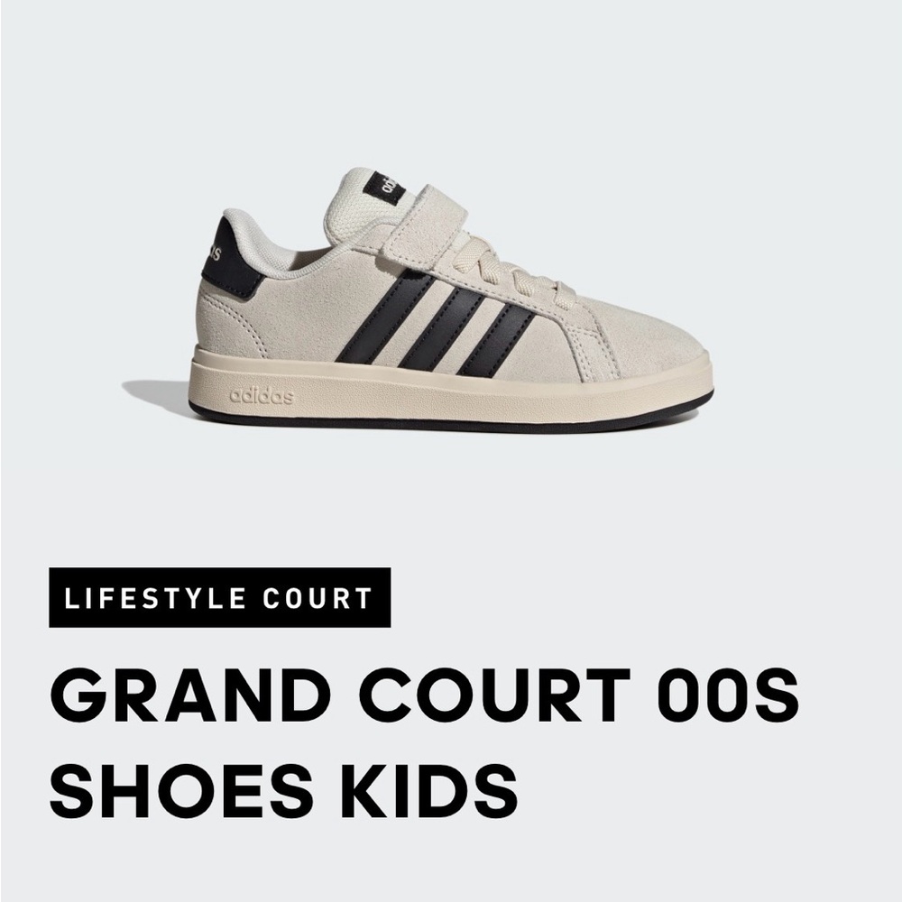 Adidas Kids' Suede Sneakers with Black Accents